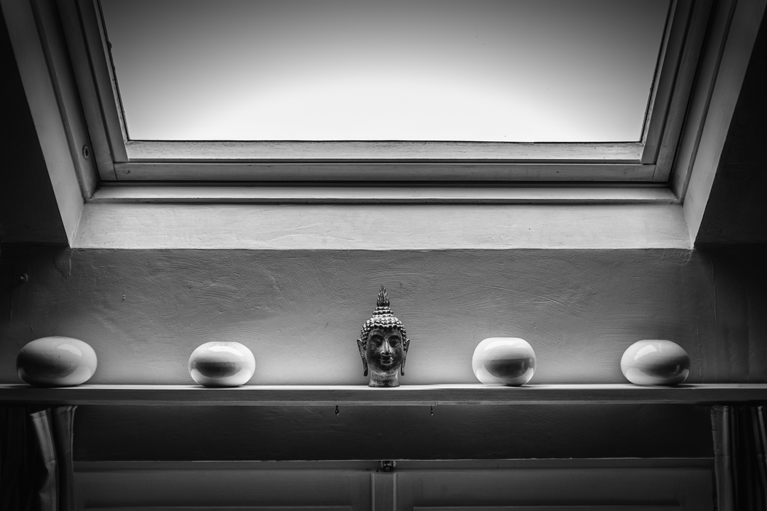 Bedroom window detail Bruges Belgium