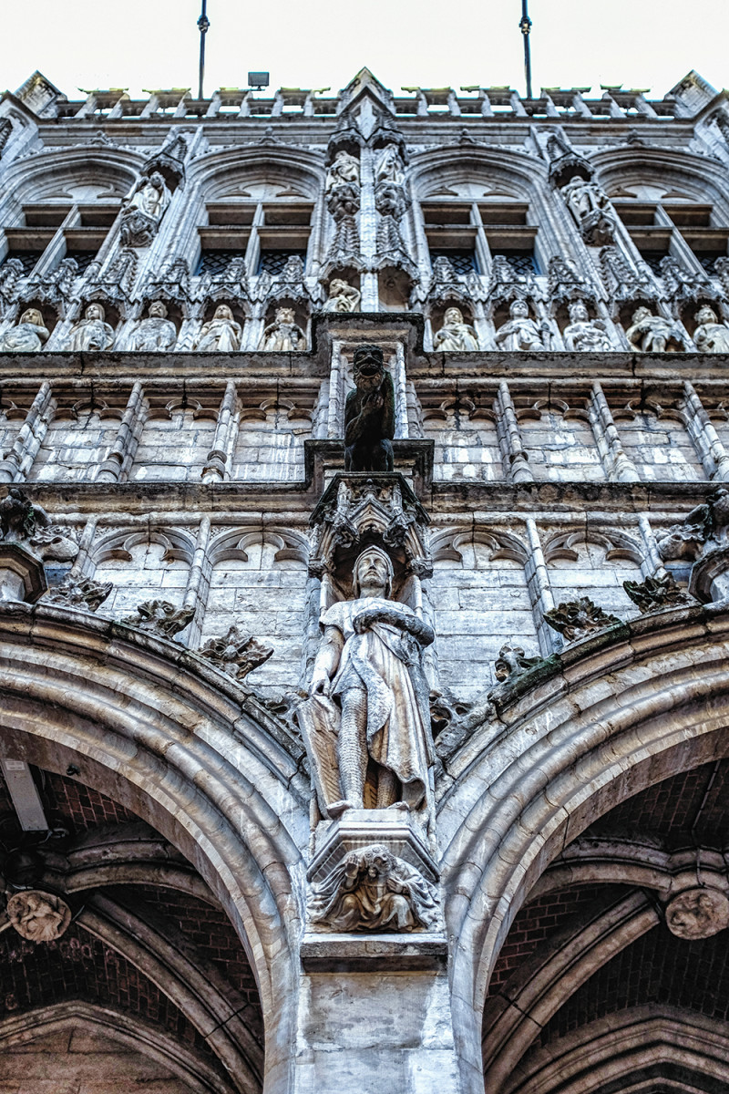 Brussels Grand Place architectural detailing Brussels Belgium