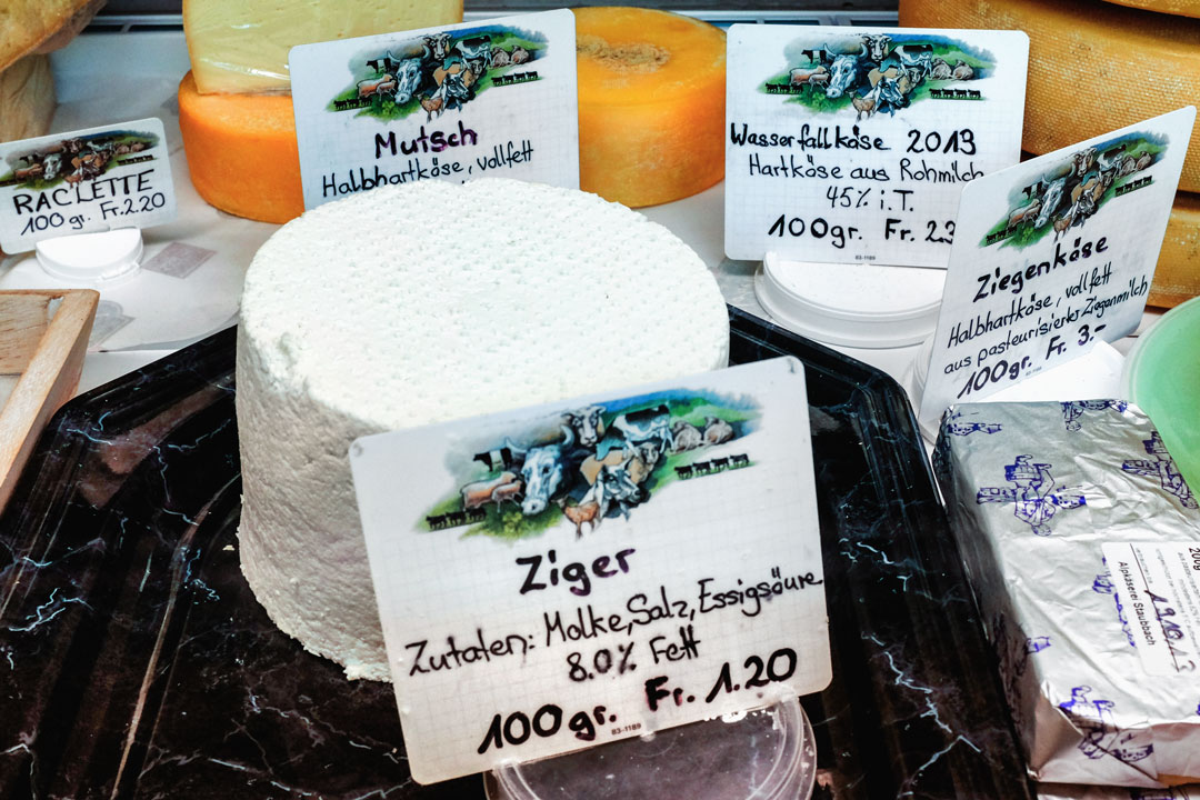 Lauterbrunnen cheese Switzerland