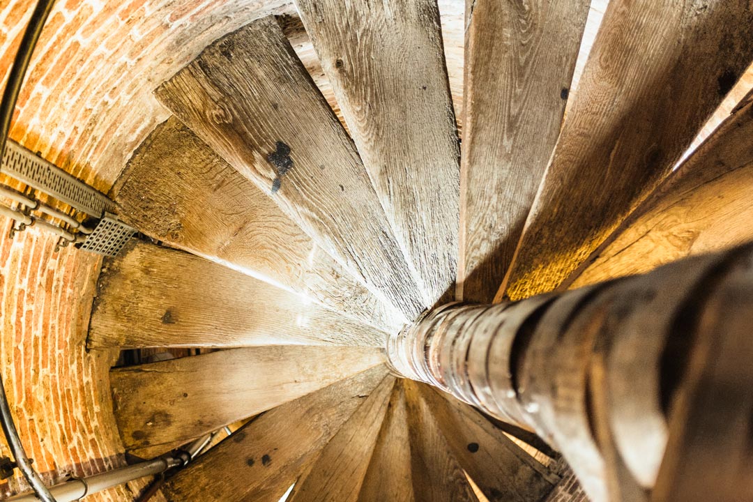 New Church spiral staircase Delft Netherlands