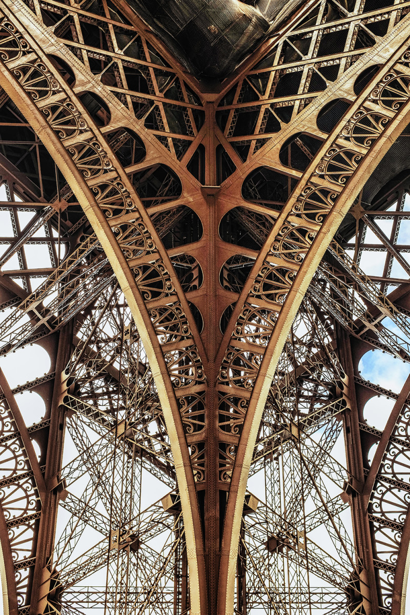 Paris Eiffel Tower detail Paris France