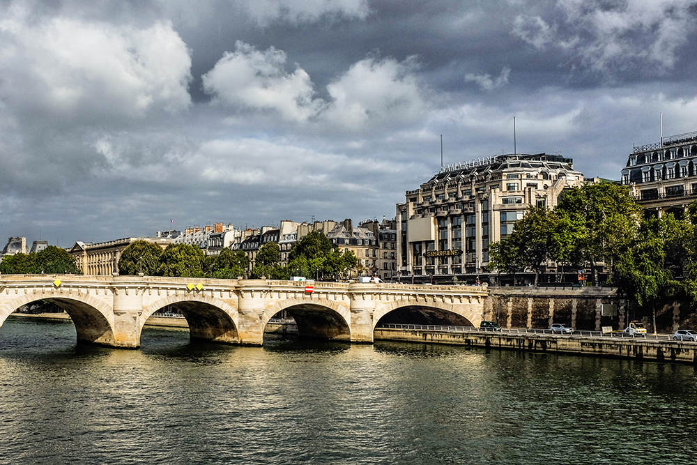 Paris Ile de Cite Seine River Paris France