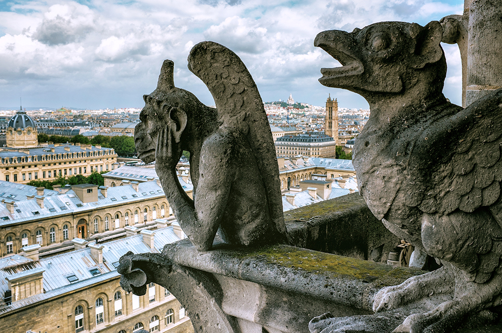 Paris Notre Dame Chimeras Paris France