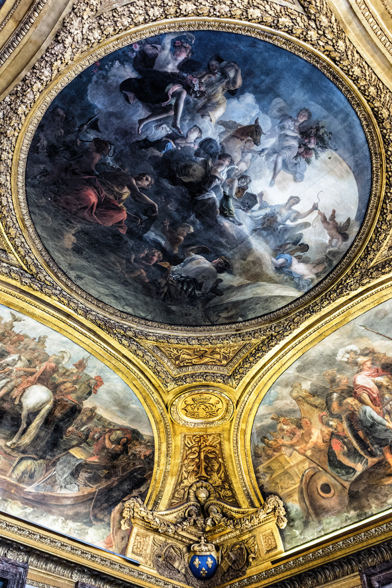 Paris Versailles ceiling corner Paris France
