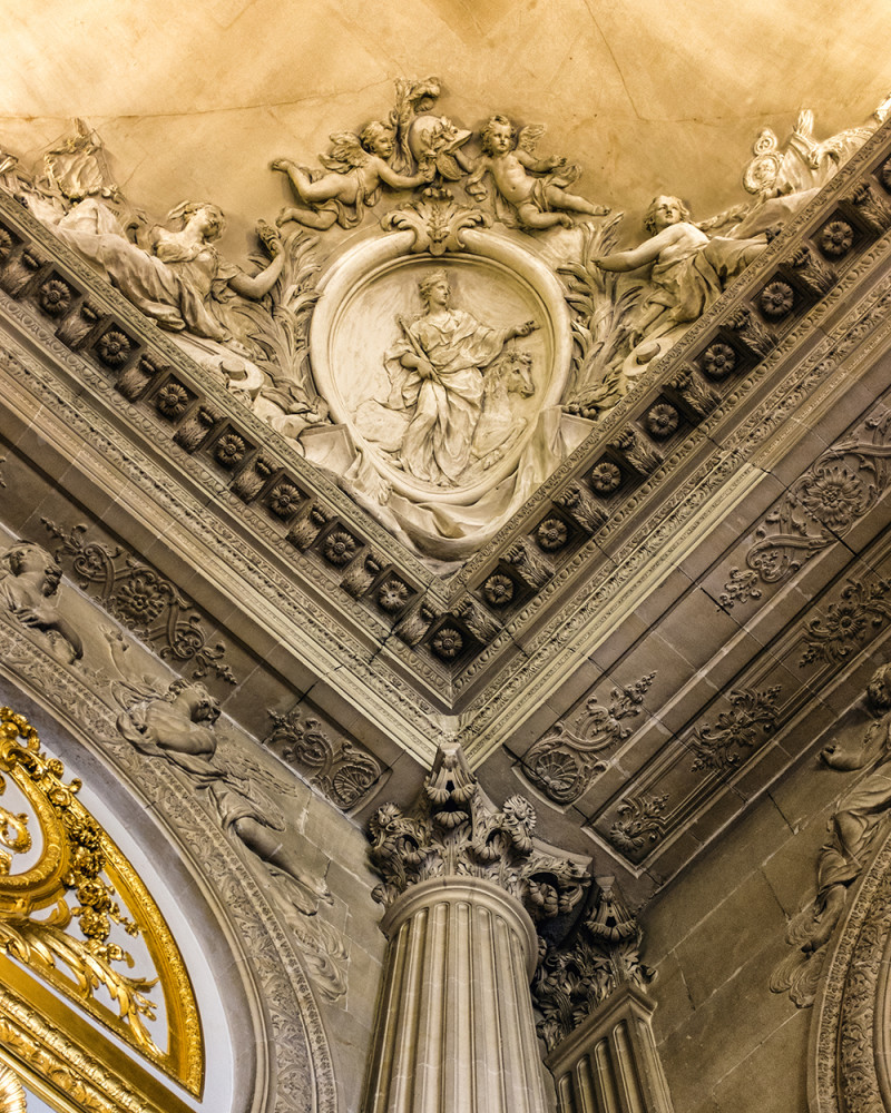 Paris Versailles ceiling corner Paris France