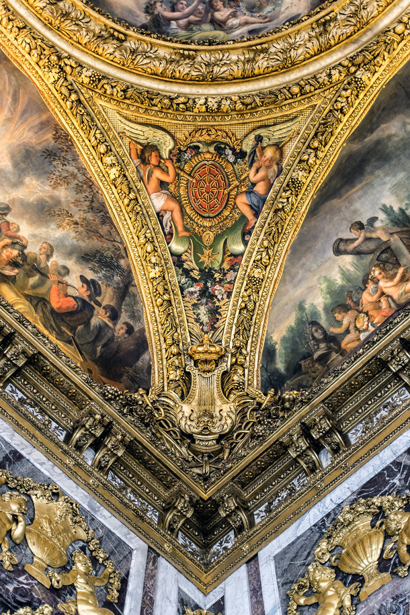 Paris Versailles ceiling corner Paris France