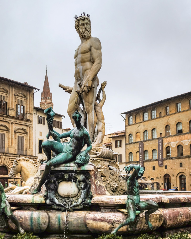 Florence Neptune Piazza della Signoria Florence Italy