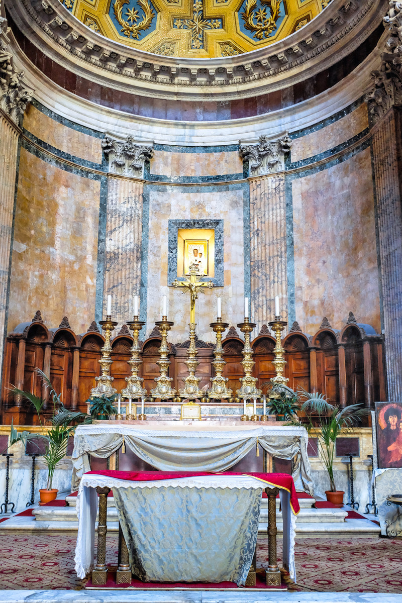 Pantheon altar Rome Italy