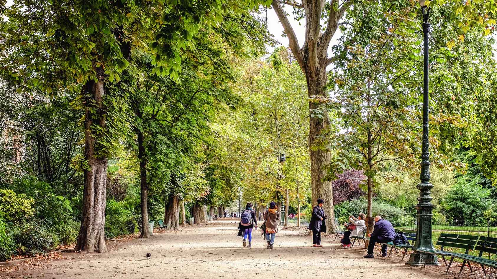 Champ de Mars Park Paris France