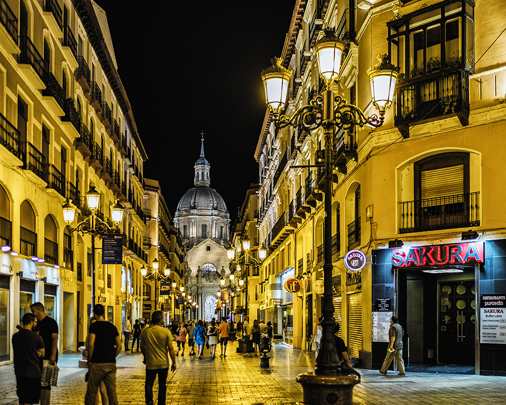 Calle de Alfonso I Zaragoza Spain