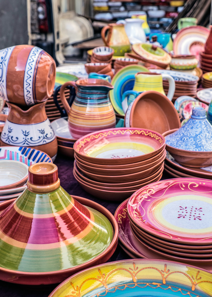 Farmers Market Pottery Trujillo Spain