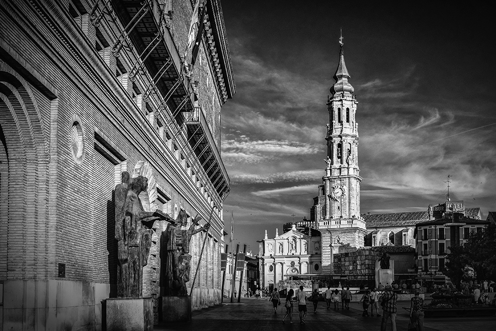 La Seo del Salvador Cathedral Zaragoza Spain