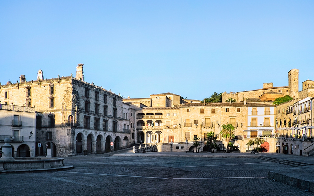 Plaza Mayor Palace of the Conquista Trujillo Spain