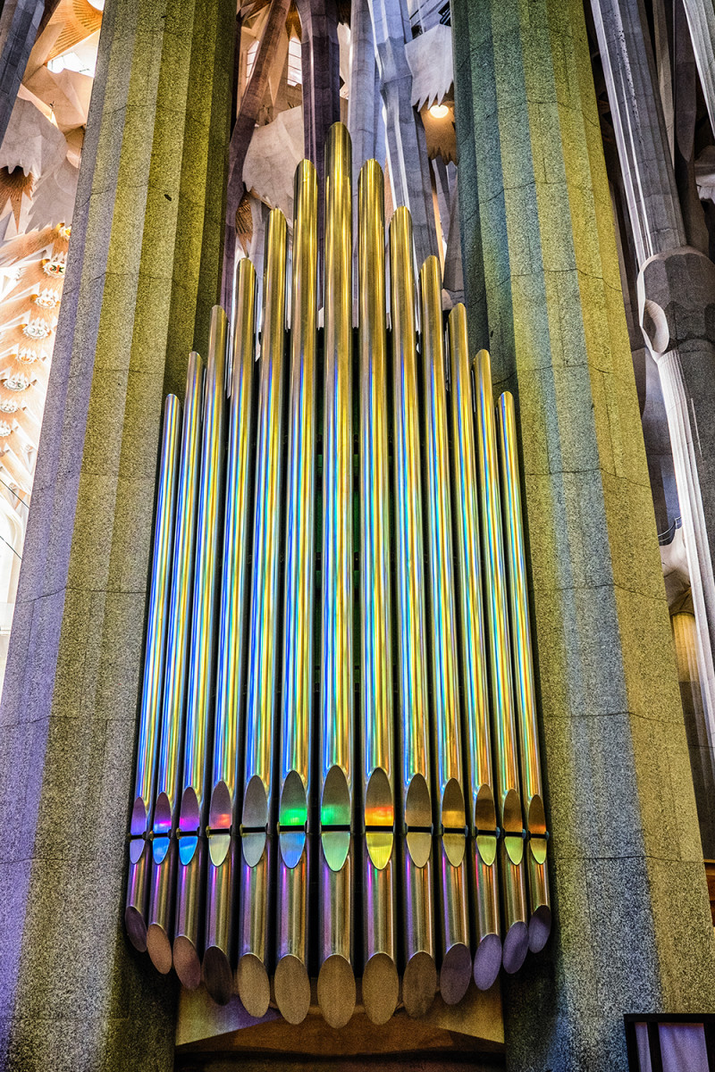Sagrada Familia organ Barcelona Spain