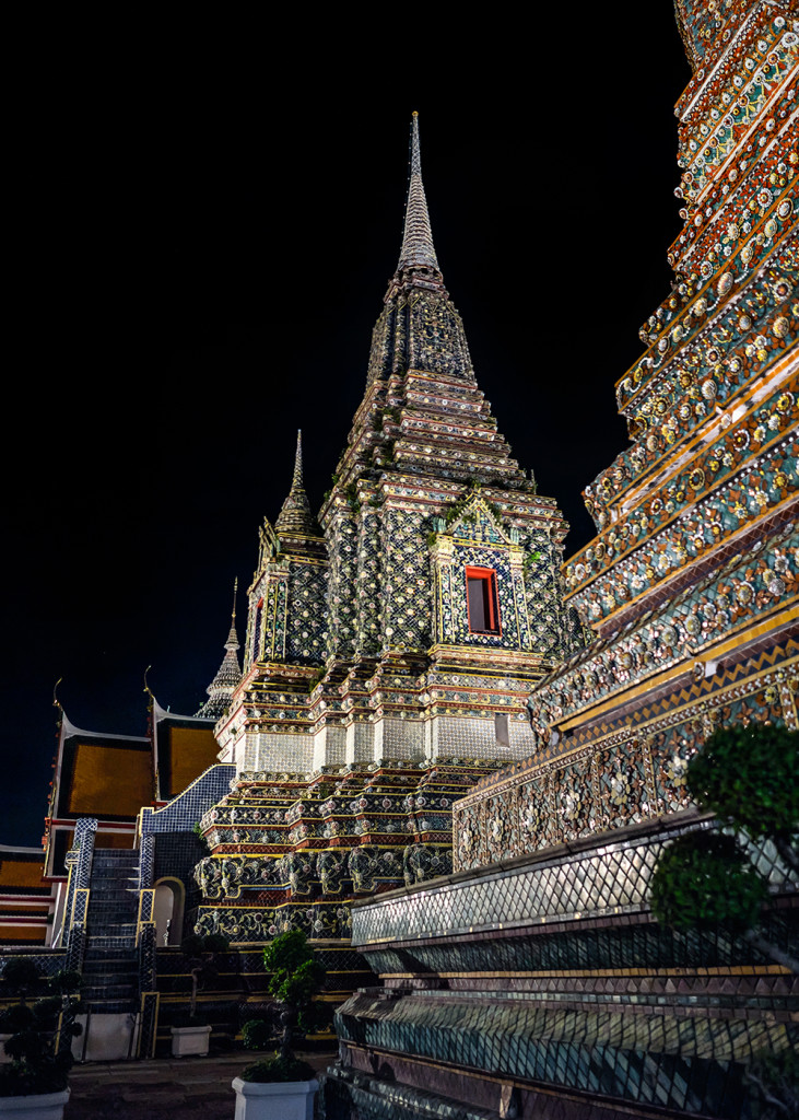 Wat Pho pagodas Sala Karn Parien Bangkok Thailand