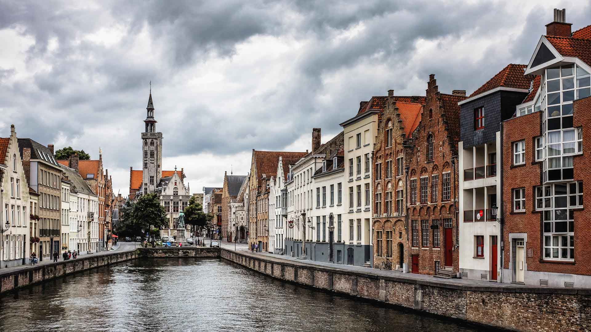 Bruges canal Bruges Belgium